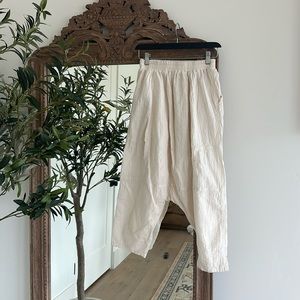 Atelier Delphine 100 percent cotton cream pants never worn